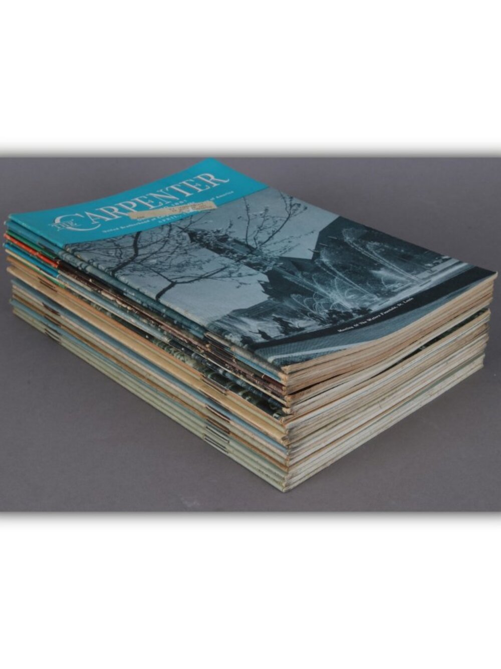 24 issues of The Carpenter magazine 1947-1957